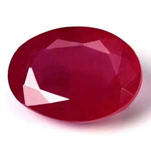 Oval Red Ruby 2.1ct loose gemstone