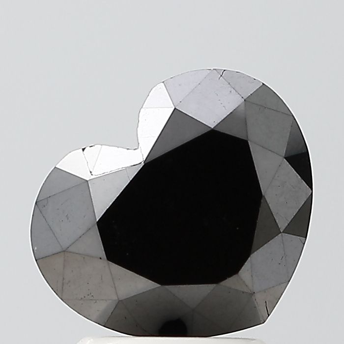 Heart Black Natural Diamond 2.99ct VS1 loose diamond