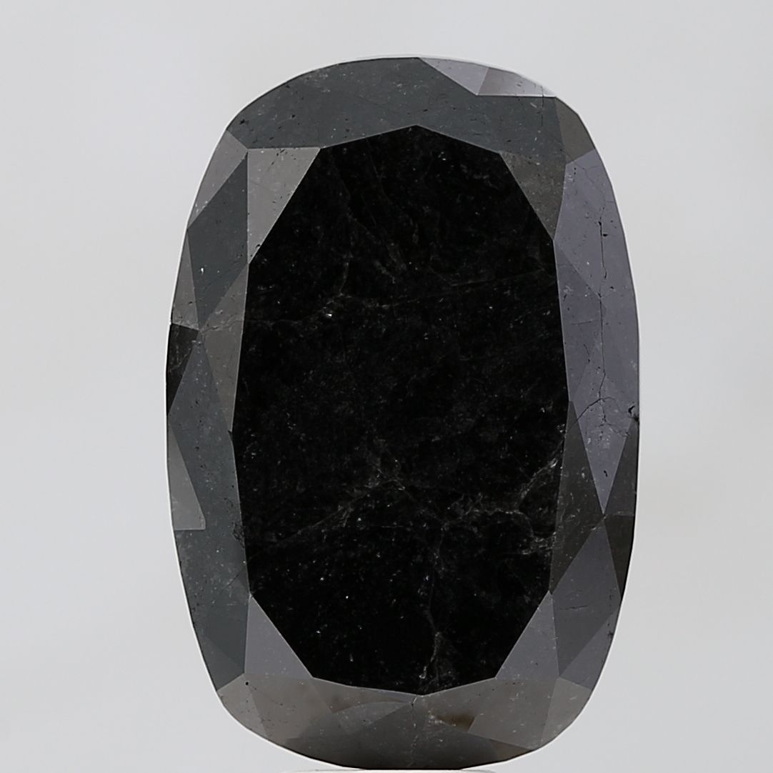 Oval Salt And Pepper Natural Diamond 14.24ct VS2 loose diamond