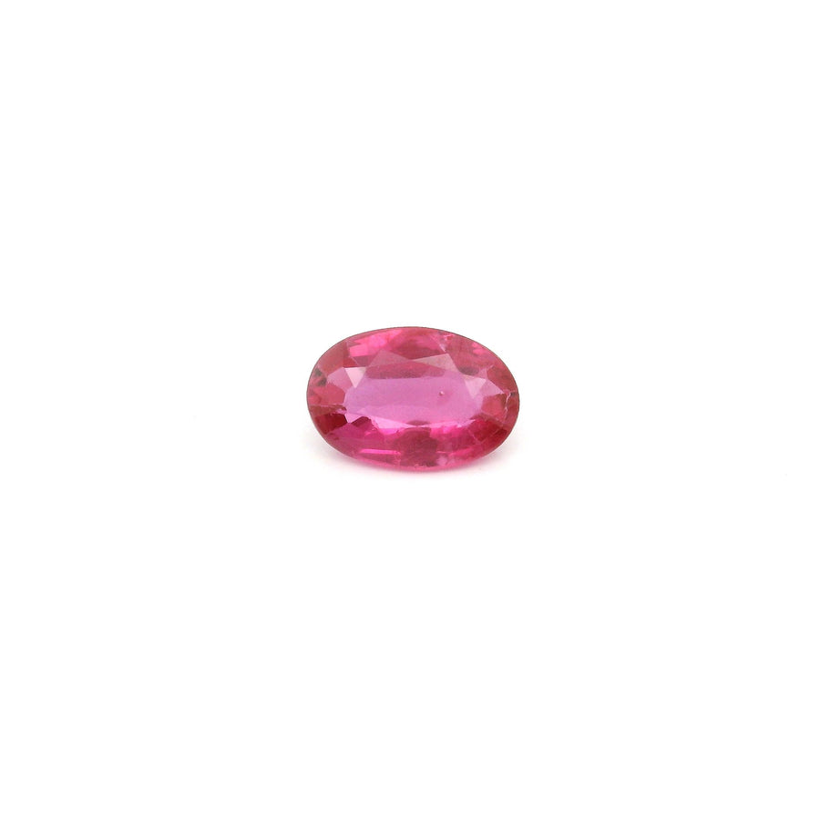 Oval Red Ruby 0.59ct loose gemstone