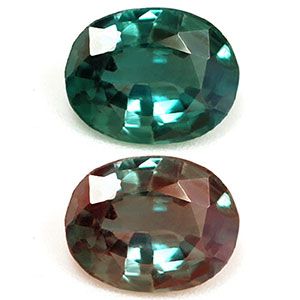 Oval Green Alexandrite 0.42ct loose gemstone