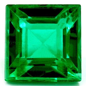 Square Green Emerald 1.39ct loose gemstone