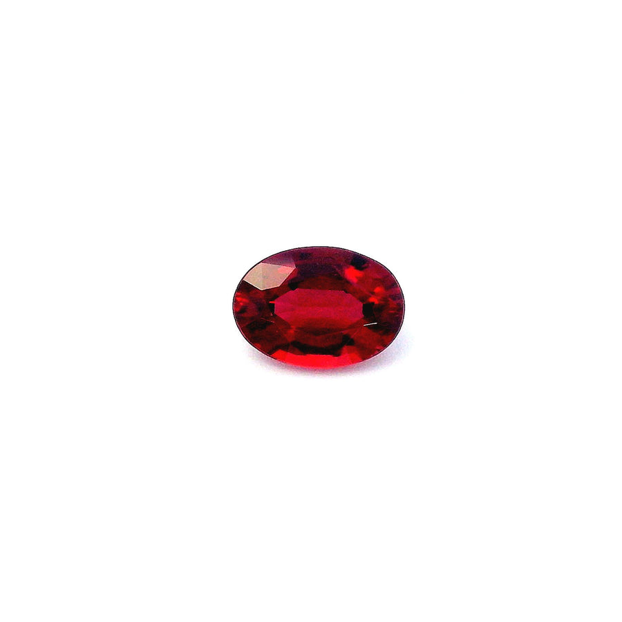 Oval Red Ruby 0.73ct loose gemstone