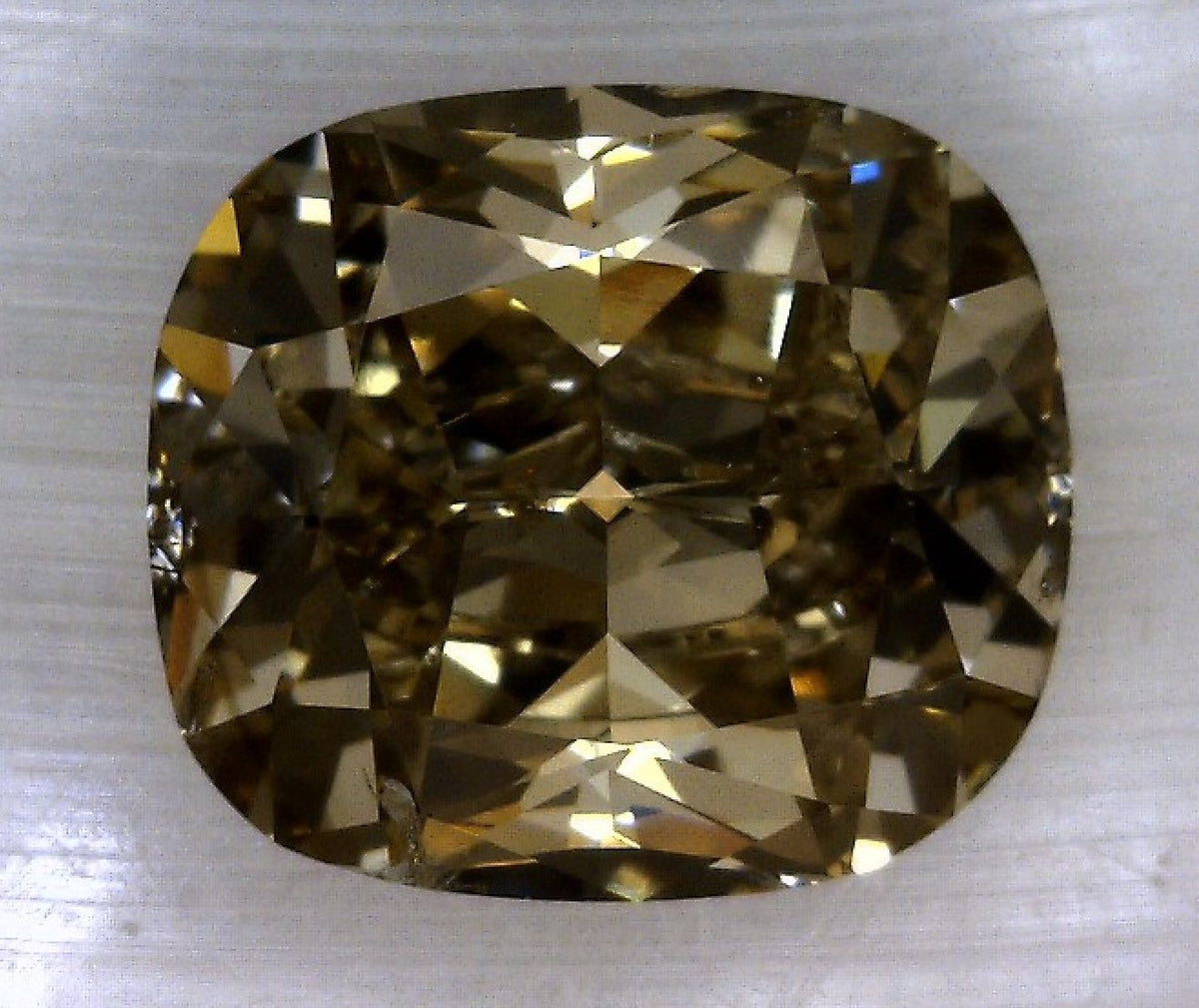 Cushion Fancy Yellow Brown Natural Diamond 1.11ct SI2 loose diamond