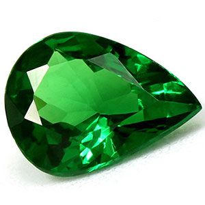 Pear Green Garnet 0.75ct loose gemstone