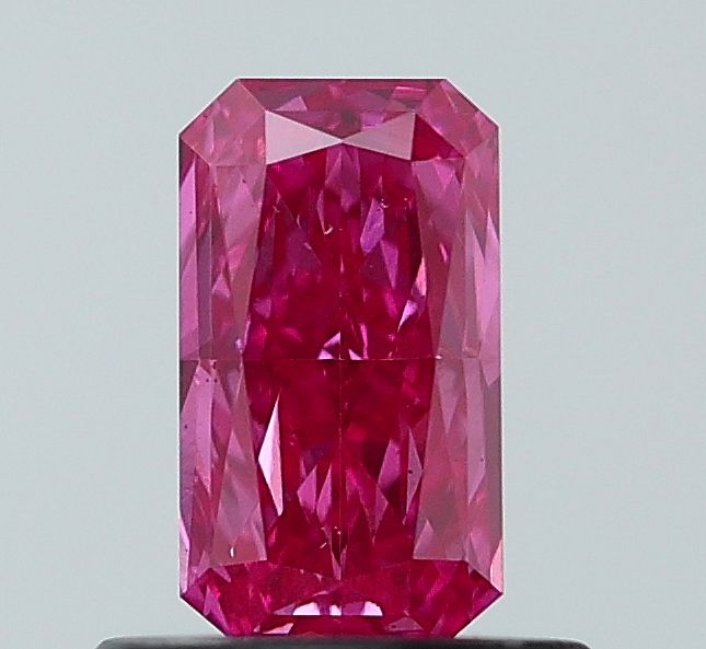 Radiant Fancy Vivid Pink Lab-grown Diamond 0.72ct VS1 loose diamond