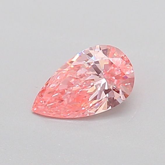 Pear Fancy Vivid Pink Lab-grown Diamond 0.3ct VS1 loose diamond