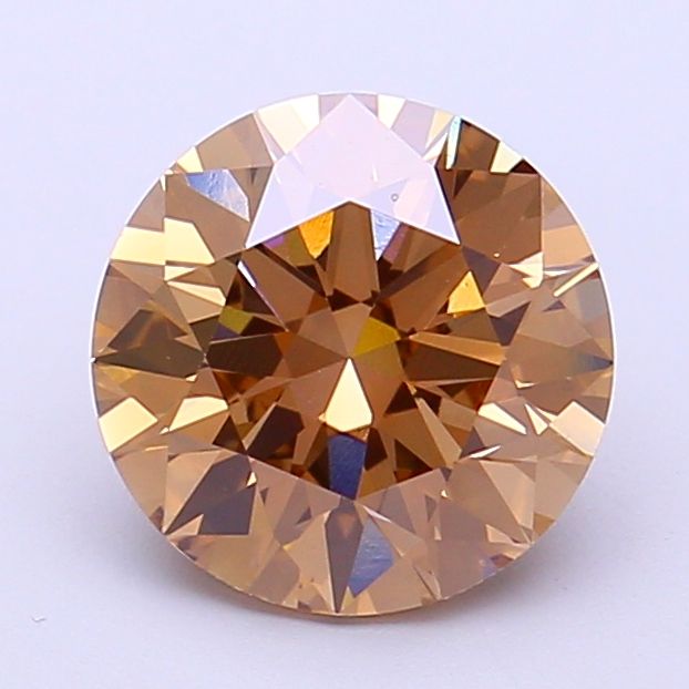 Round Fancy Brown Lab-grown Diamond 2.06ct VVS2 loose diamond