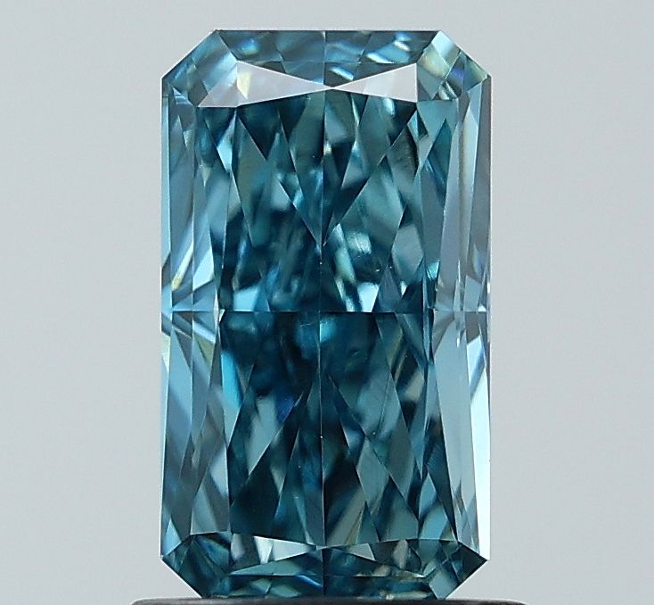Radiant Fancy Vivid Blue Lab-grown Diamond 1.53ct VS1 loose diamond