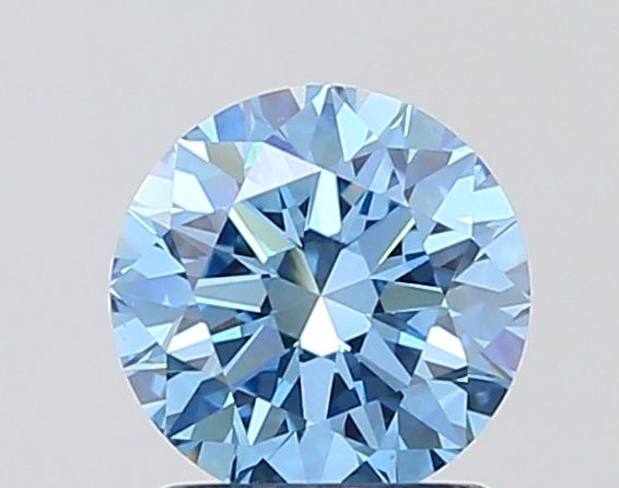 Round Fancy Vivid Blue Lab-grown Diamond 1.4ct VS1 loose diamond