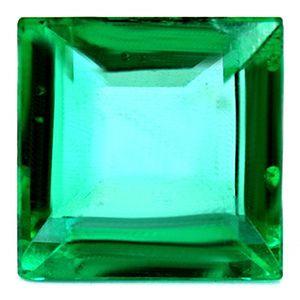 Square Green Emerald 3.65ct loose gemstone