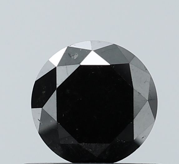 Round Black Natural Diamond 0.69ct VVS2 loose diamond
