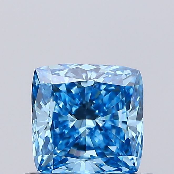 Cushion Fancy Vivid Blue Lab-grown Diamond 0.5ct VVS2 loose diamond