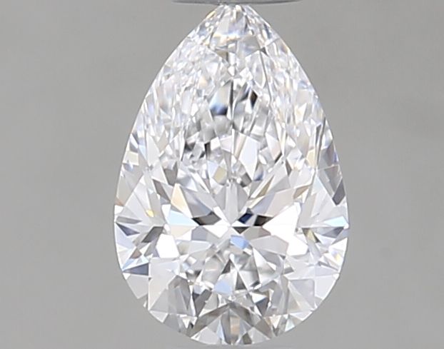 Pear Natural Diamond 0.39ct D VVS2