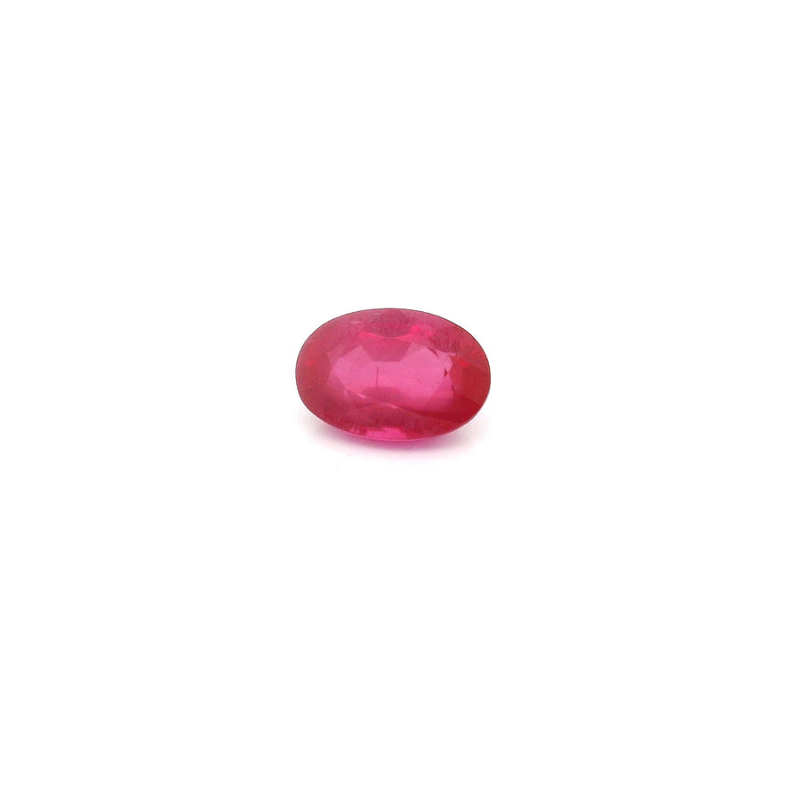 Oval Red Ruby 0.8ct loose gemstone