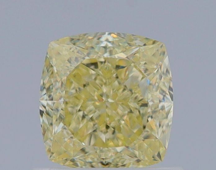 Cushion Fancy Light Yellow Natural Diamond 1.03ct VS1 loose diamond