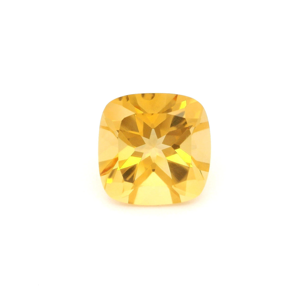 Cushion Yellow Citrine 6.82ct loose gemstone