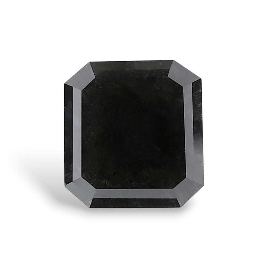 Square Emerald Fancy Black Natural Diamond 3.92ct VVS2 loose diamond