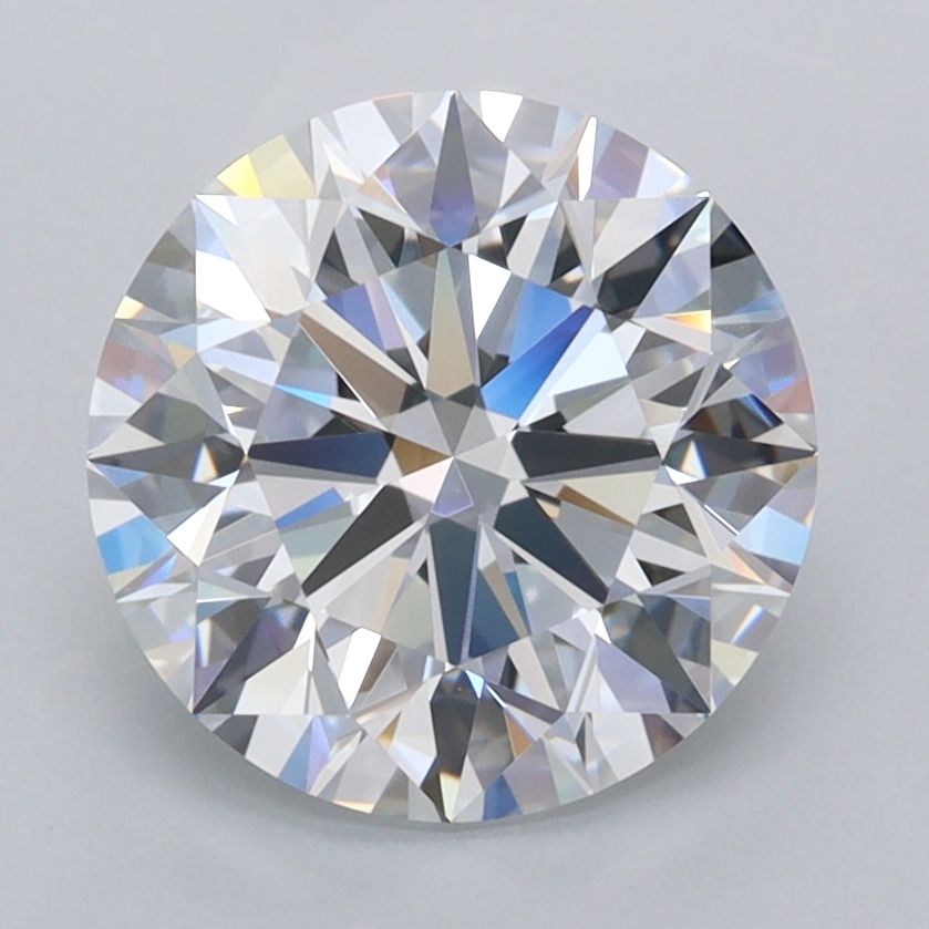 Round Lab-Grown Diamond 2.76ct D VVS1
