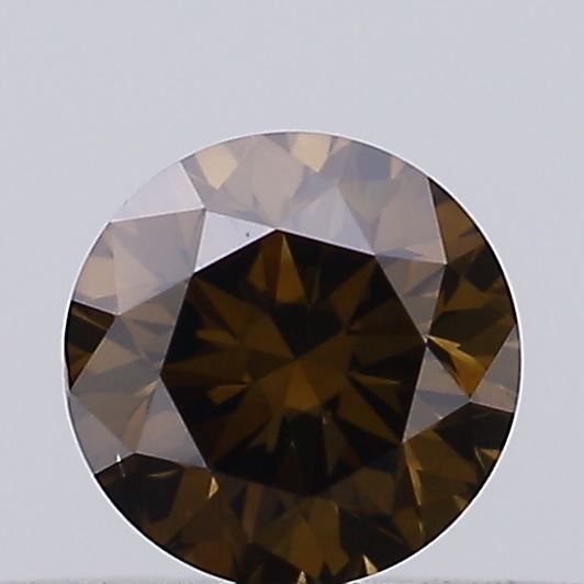 Round Fancy Brown Natural Diamond 0.22ct VS1 loose diamond