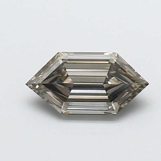 Hexagonal Fancy Intense Black Lab-grown Diamond 0.67ct VS1 loose diamond
