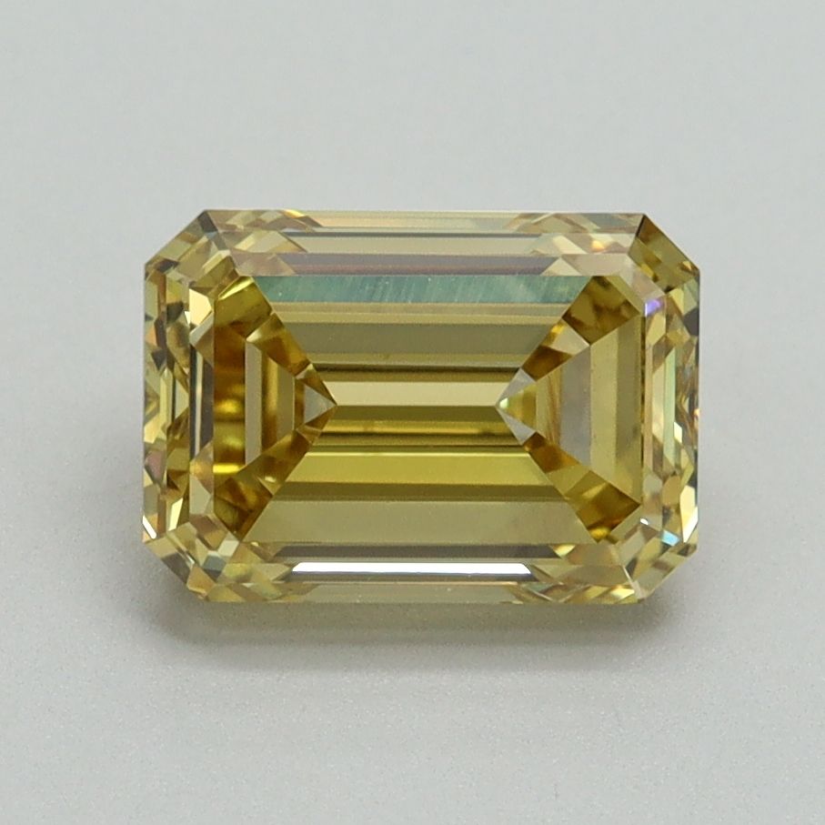 Emerald Fancy Intense Yellow Lab-grown Diamond 2.01ct VS2 loose diamond