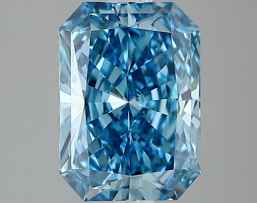 Radiant Fancy Vivid Blue Lab-grown Diamond 2.02ct VVS2 loose diamond