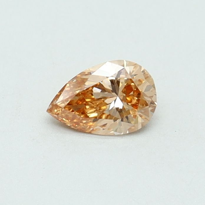 Pear Fancy Intense Yellowish Orange Lab-grown Diamond 0.23ct VS1 loose diamond