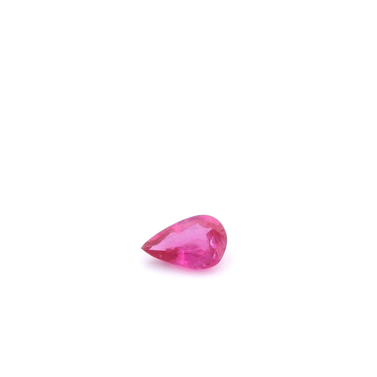 Pear Red Ruby 0.37ct loose gemstone