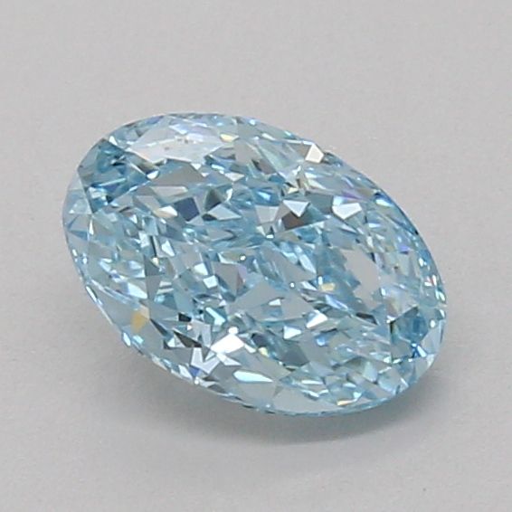 Oval Fancy Vivid Blue Lab-grown Diamond 1.06ct VS1 loose diamond