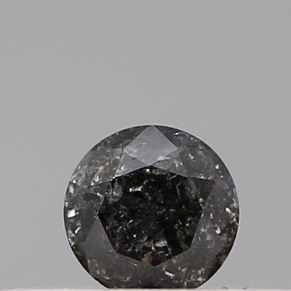 Round Salt And Pepper Natural Diamond 0.15ct VS1 loose diamond