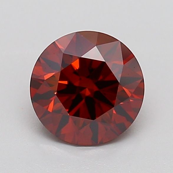 Round Fancy Deep Orange Lab-grown Diamond 1.01ct VS1 loose diamond