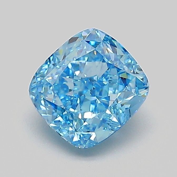 Cushion Fancy Vivid Blue Lab-grown Diamond 1.07ct VVS2 loose diamond
