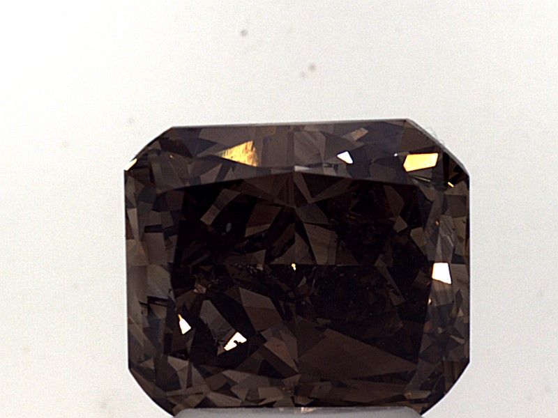Radiant Fancy Deep Orangey Pink Natural Diamond 3.65ct SI1 loose diamond