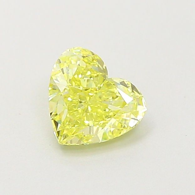Heart Fancy Yellow Lab-grown Diamond 0.59ct VVS2 loose diamond
