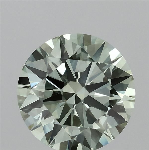 Round Fancy Vivid Green Lab-grown Diamond 3.02ct VS1 loose diamond