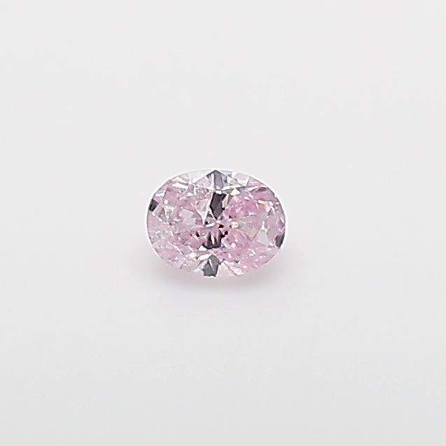 Oval Fancy Purple Pink Natural Diamond 0.08ct loose diamond