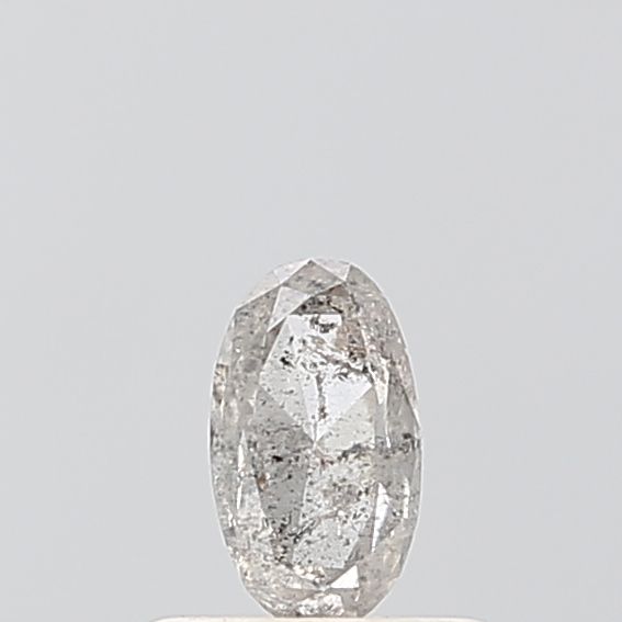 Oval Salt And Pepper Natural Diamond 0.41ct VVS2 loose diamond
