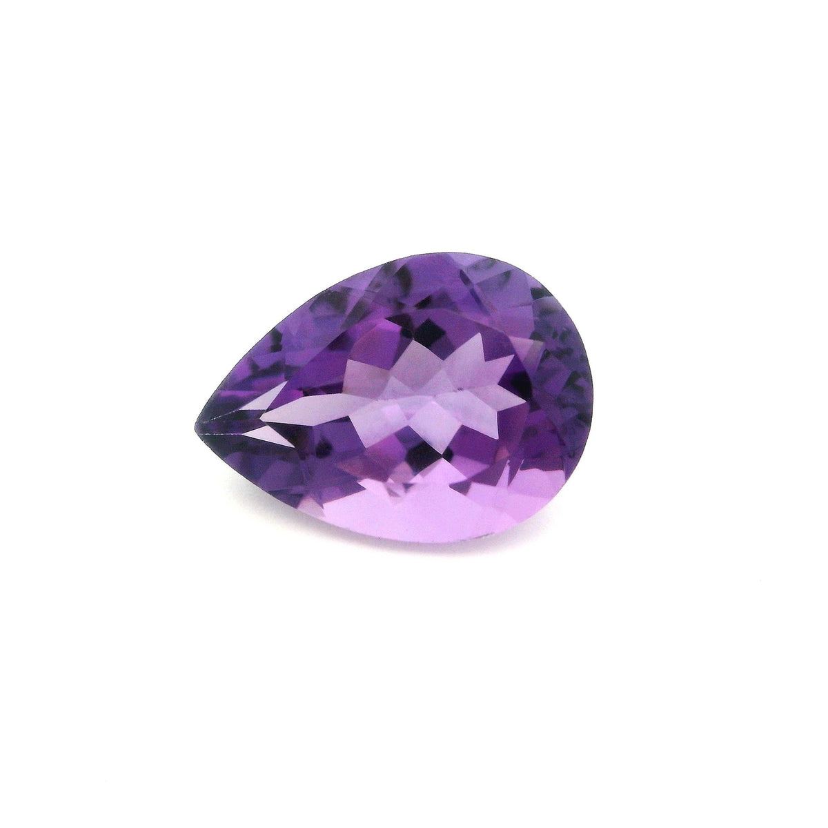 Pear Purple Amethyst 5.08ct loose gemstone