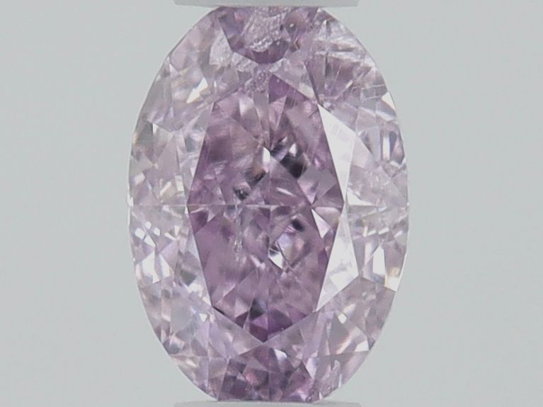 Oval Fancy Intense Pinkish Purple Natural Diamond 0.23ct I1 loose diamond
