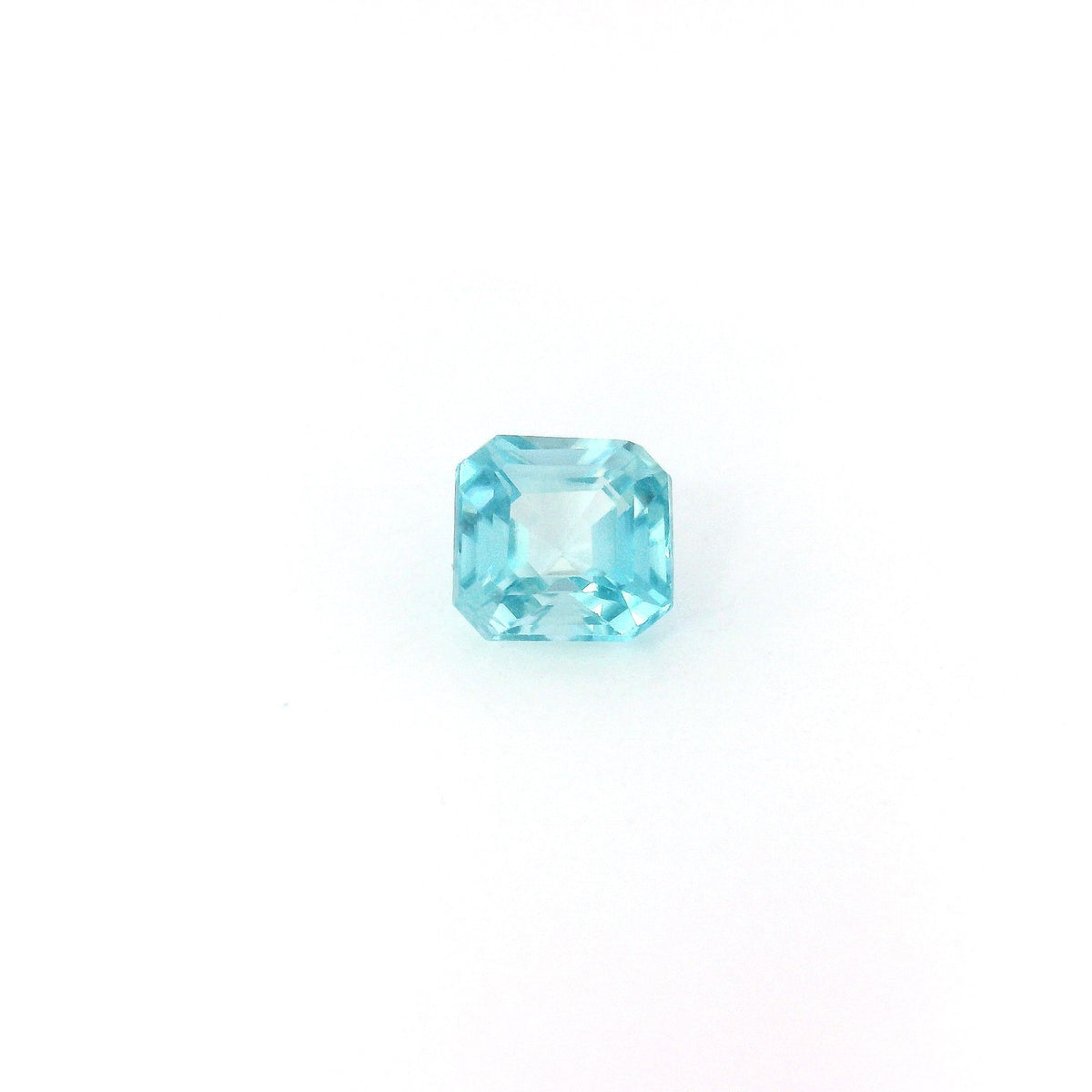 Octagonal Blue Zircon 0.94ct loose gemstone