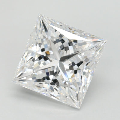 Princess Lab-Grown Diamond 3.37ct D IF