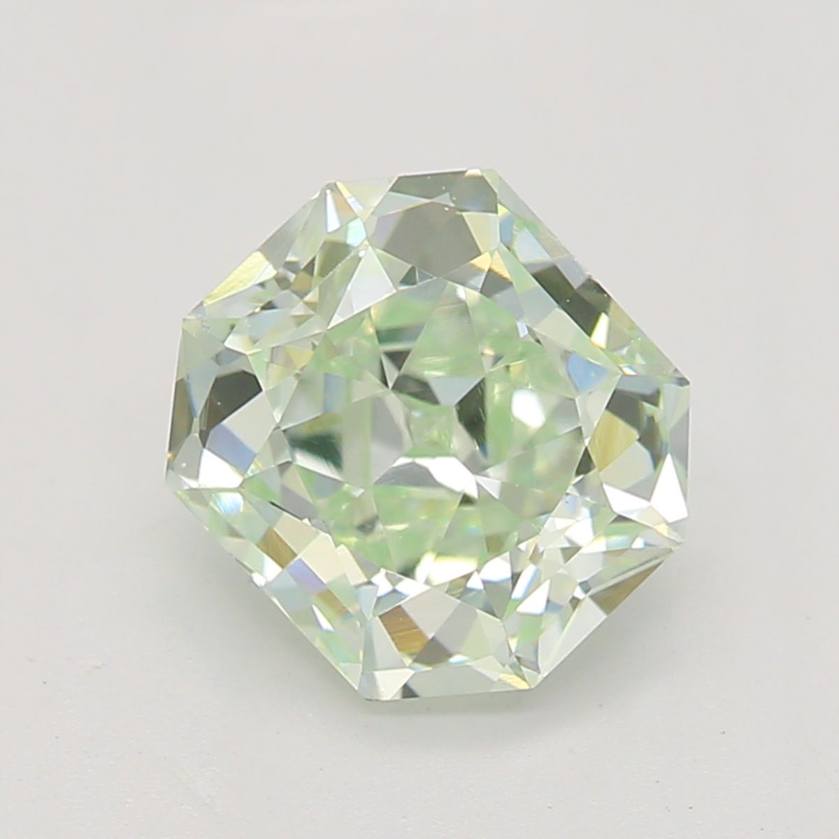 Radiant Fancy Light Blueish Green Natural Diamond 0.92ct VS1 loose diamond