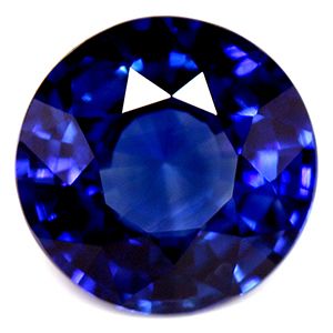Round Blue Sapphire 1.57ct loose gemstone