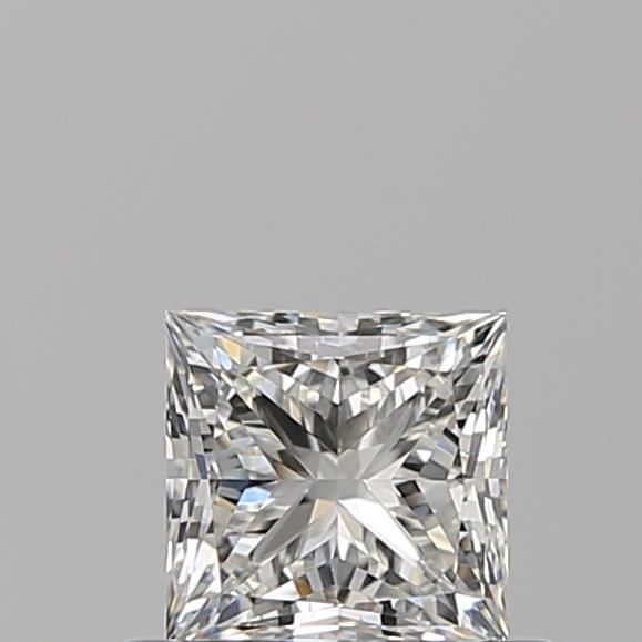 Princess Natural Diamond 0.61ct H VVS1