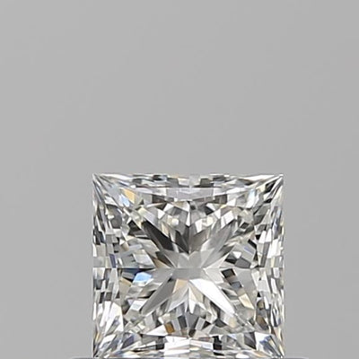 Princess Natural Diamond 0.61ct H VVS1