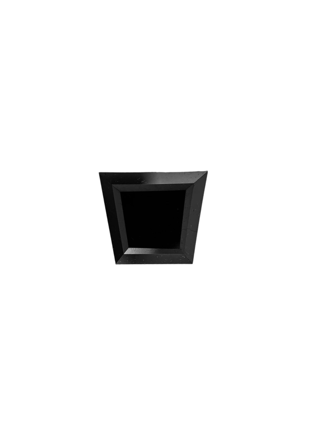 Trapezoid Fancy Black Natural Diamond 2.37ct VVS2 loose diamond