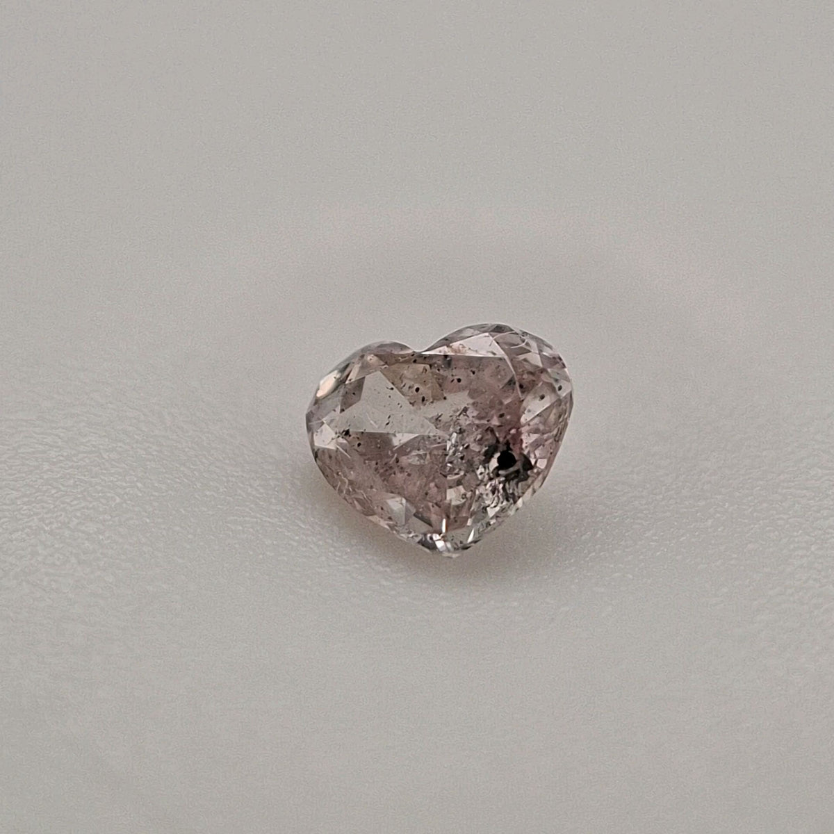 Heart Fancy Pinkish Brown Natural Diamond 0.16ct I1 loose diamond