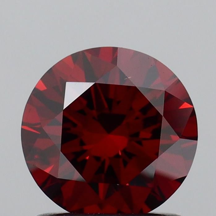 Round Fancy Deep Orange Lab-grown Diamond 1.08ct SI1 loose diamond