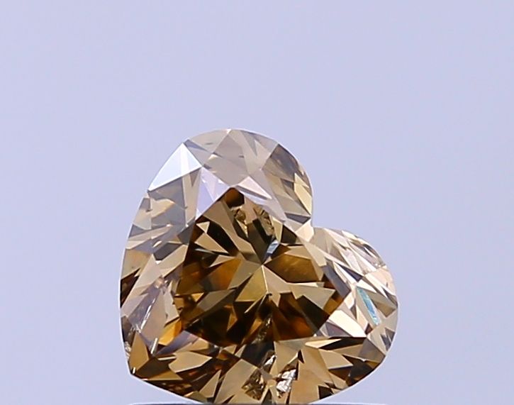 Heart Fancy Brown Natural Diamond 1ct SI2 loose diamond